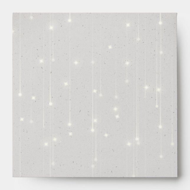 String Lights Silver Grey Envelope (Front)