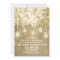 String lights sparkly mason jars wedding invites