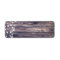 String Lights Wooden Background Address Label