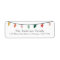 String of Christmas Light Bulbs Return Address