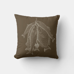 String Of Fish Cushion