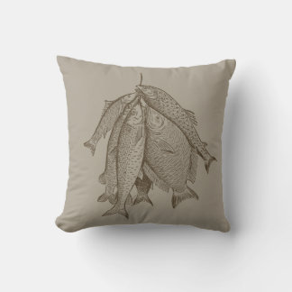 String Of Fish Cushion