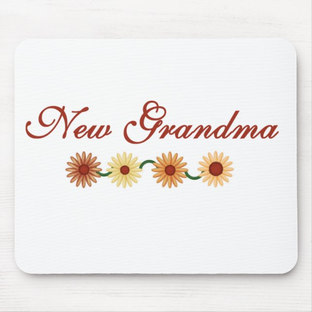 String of Flowers New Grandma Mouse Pad (Front)
