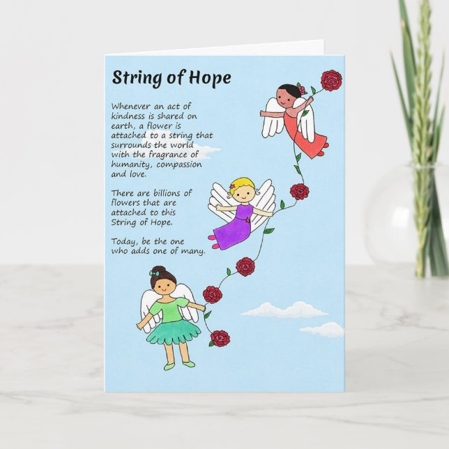 String of Hope Greeting Card (Front)