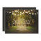 String of Lights Trees Path Rustic Wedding Invites