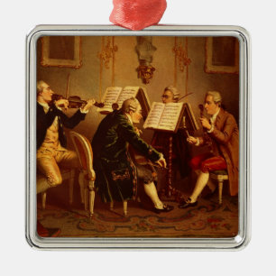 String Quartet Metal Tree Decoration