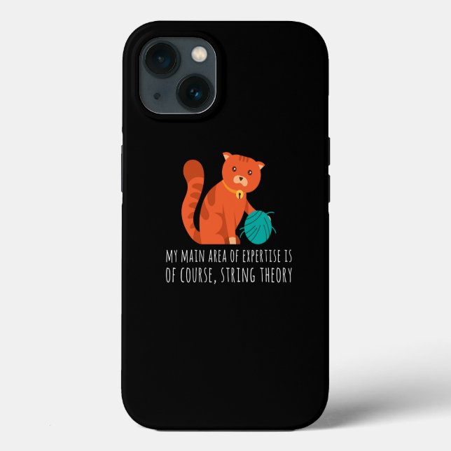 String Theory Particle Quantum Physics Scientist C Case-Mate iPhone Case (Back)