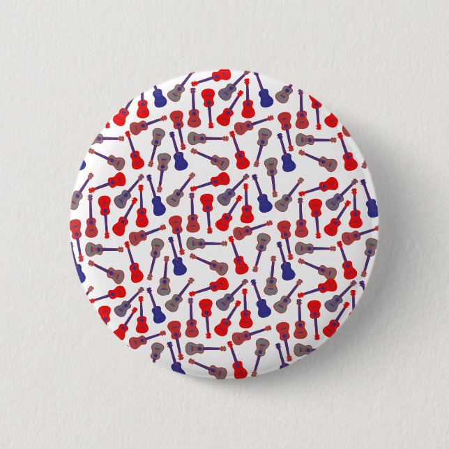 Stringed Instruments 6 Cm Round Badge (Front)