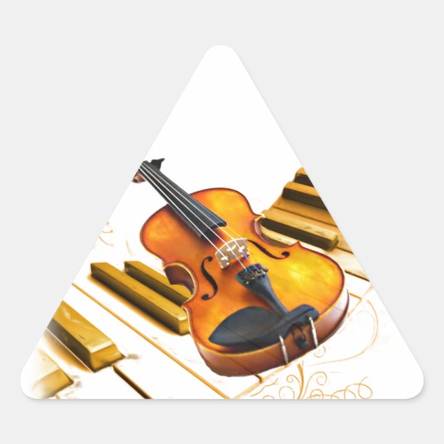 Strings and Keys_ Triangle Sticker (Front)