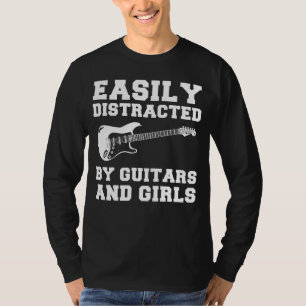 Strings & Serenades: Distracted by Guitars and Gir T-Shirt