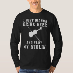 Strings & Sips: Beer, Violin, and Endless Joy Awai T-Shirt