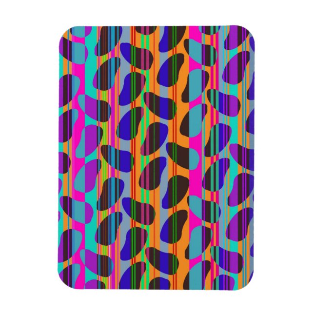 Stripe Beans Magnet (Vertical)