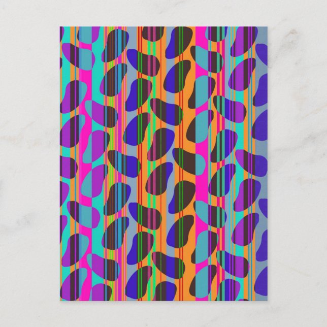 Stripe Beans Postcard (Front)