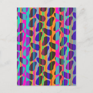 Stripe Beans Postcard