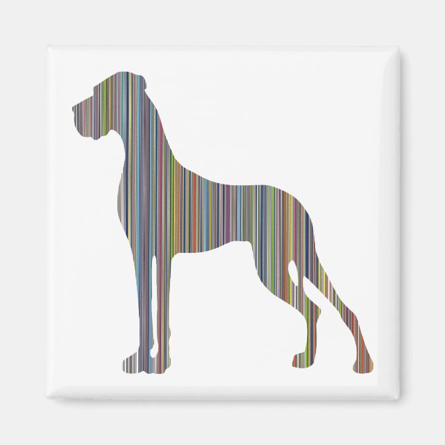Stripe Dane Magnet (Front)