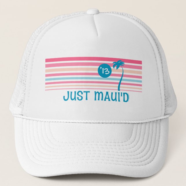 Stripe Just Maui'd Trucker Hat (Front)