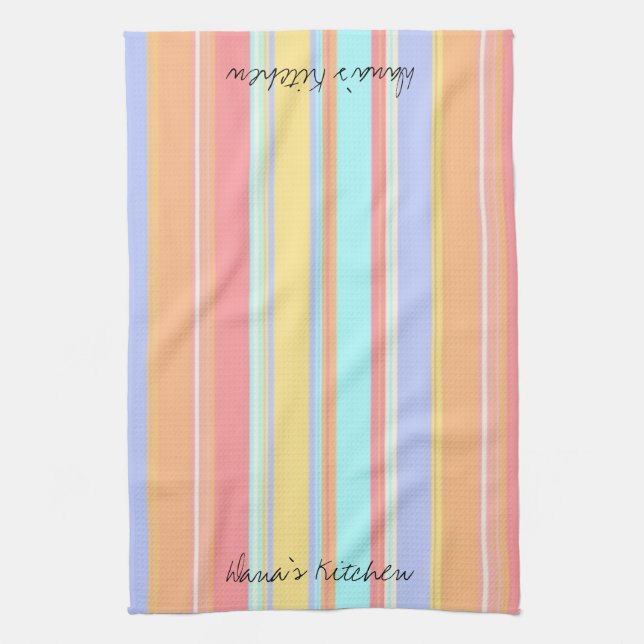 Stripe Kitchen Hand Towel (Vertical)