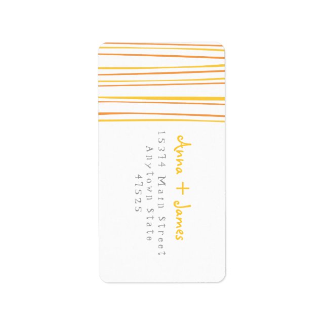Stripe Label (Front)