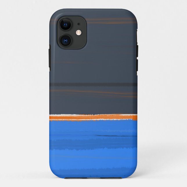 Stripe Orange Case-Mate iPhone Case (Back)