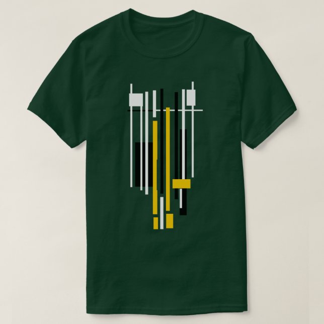 Stripe Pattern Industrial Decorative Design T-Shirt (Design Front)