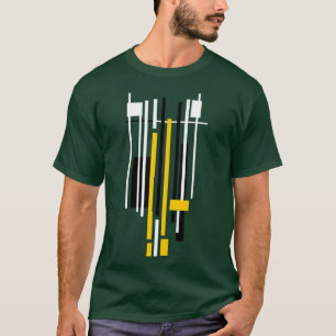 Stripe Pattern Industrial Decorative Design T-Shirt