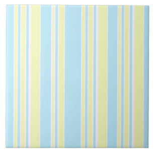 Stripe Print Ceramic Tile