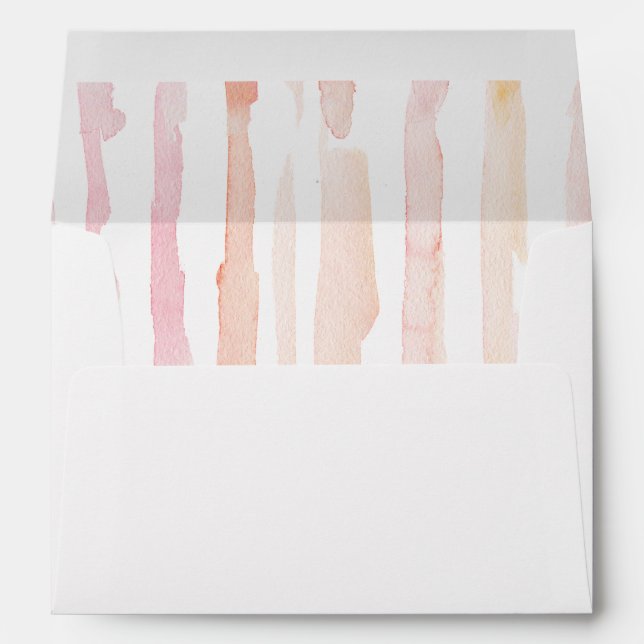 STRIPE WATERCOLOR ENVELOPE (Back (Bottom))