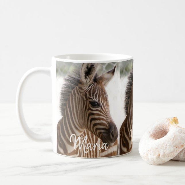 Stripe Zebra Mug (With Donut)