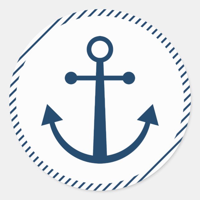 Striped anchor stickers (Front)