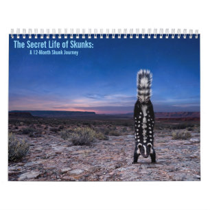 Striped and Spotted Skunks Calendar
