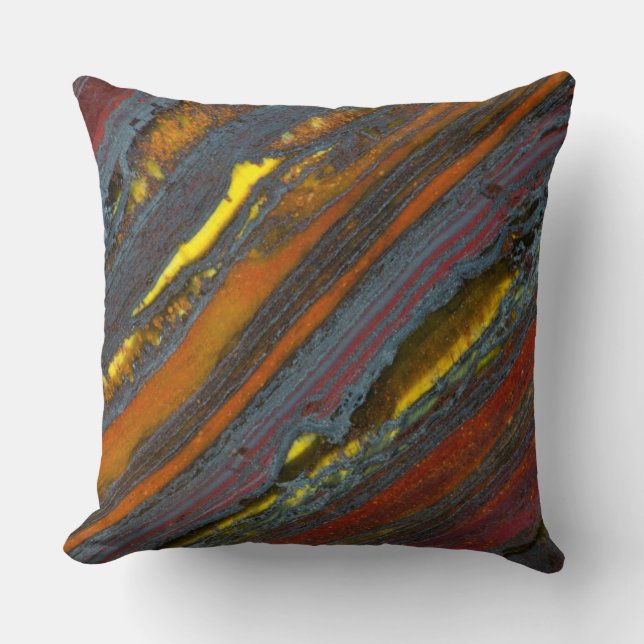 Striped Australian Tiger Eye Cushion (Front)