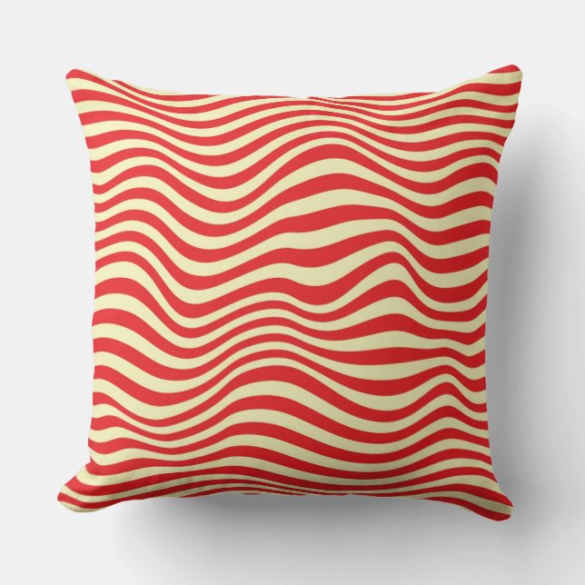 Striped background cushion (Front)