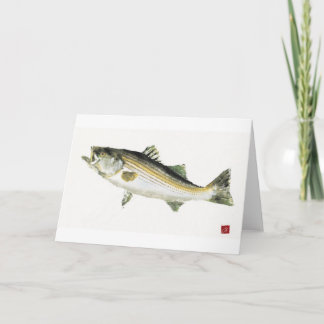 Striped Bass Card