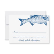 Striped Bass Fishing theme Elegant Wedding