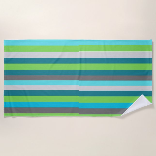 Striped Beach Towel (Front)