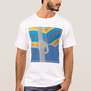 Striped Beach Umbrella T-Shirt