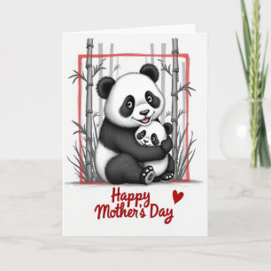 Striped Bears Family Love Card
