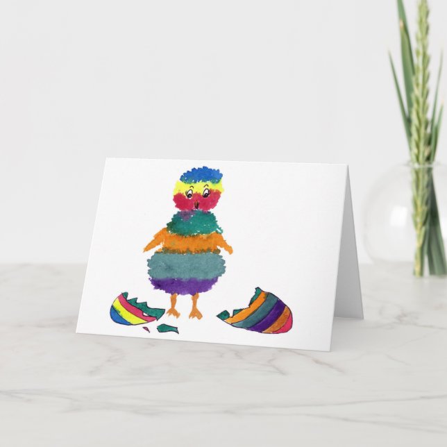 Striped Bitty Greeting Card (Front)