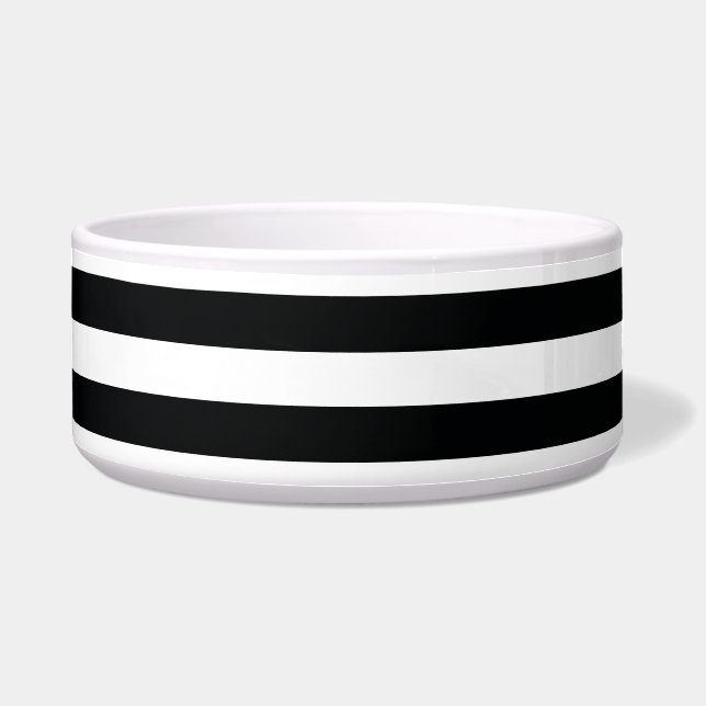 Striped (Black & White | Horizontal) Customisable (Front)