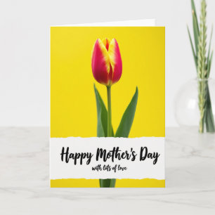 Striped Bloom Happy Day Card