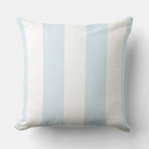 Striped Blue and White Indoor Cushion