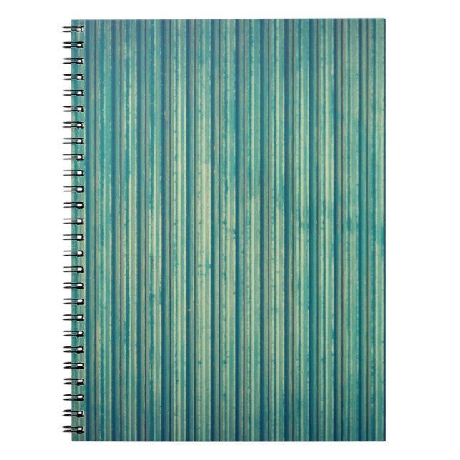 Striped Blue Lines Notebook (Front)