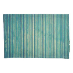 Striped Blue Lines Pillowcase
