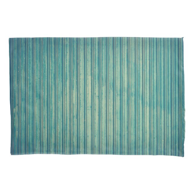 Striped Blue Lines Pillowcase (Front)