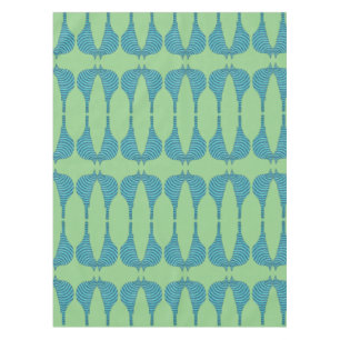 Striped Bluebird  Tablecloth