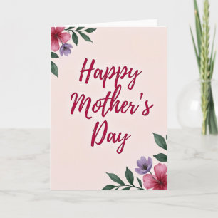 Striped Blush Pink Card