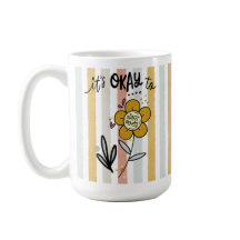 Striped Boho Floral It's Okay To Start Over