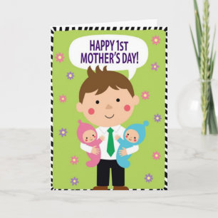 Striped Border Congrats Card