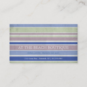 Striped Boutique Business Cards