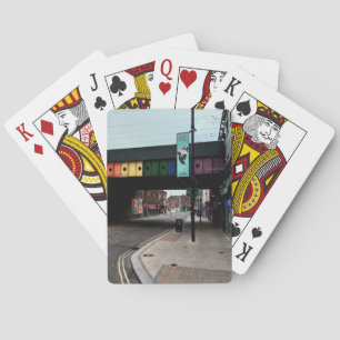 Striped bridge playing cards